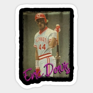 Eric Davis - Cincinnati Reds, 1997 Sticker